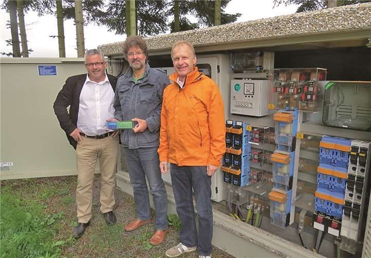 V.l.n.r.: Bürgermeister Albert Jung, Dipl.-Ing. Georg Valder und Josef Darscheid. privat