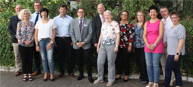 V.l.n.r.: Christoph Loersch, Birgit Rünz, Manfred Pesch, Beate Heinz, Heiko Blatt, Patrick Göbel, Johannes Leonard, Eugenia Kasper, Karin Korbion, Sybille Querbach, Petra Christ, Dieter Scharbach und Claudia Scharbach. privat