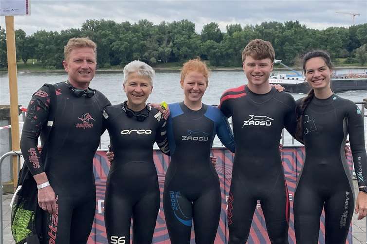 V.l.n.r.: Christoph Mauel, Birgit Hauser, Svenja Hauser, Florian Hauser, Elena Mäß.Fotos: Svenja Hauser