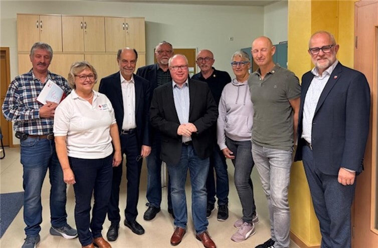 V.l.n.r.: D. Rosen, A. Menden, H.P. Viethen, H. Selzer, M. Fischer, E. Krupp, I. Krupp, M. Keilhack, A. Mußhoff.  Foto: privat