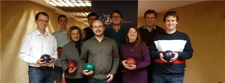 V.l.n.r.: David Kubis, Gero Strobel, Claudia Schneider, Christian Schneider, Wladimir Kolke, Christian Schnack, Miriam Löhle, Luca Dötsch, Nicolas Paul. Foto: Junge Union Maifeld
