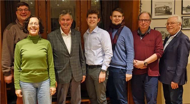 V.l.n.r.: Dirk Ritter, Claudia Cheng, Heribert Brauckmann, Tim Krakowski, Franz-Dominik Dahmann, Reinhard Fack und Friedemann Weckbach-Mara. Foto: privat