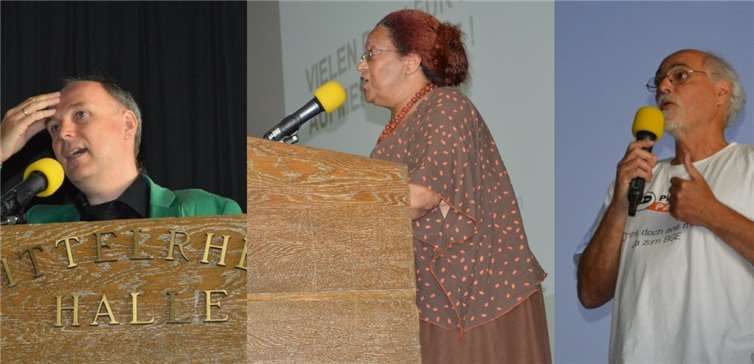 V.l.n.r. Dr. Strengmann-Kuhn, Edith E. Preiss und Dr. Gernot Reipen. Jutta Hagedorn