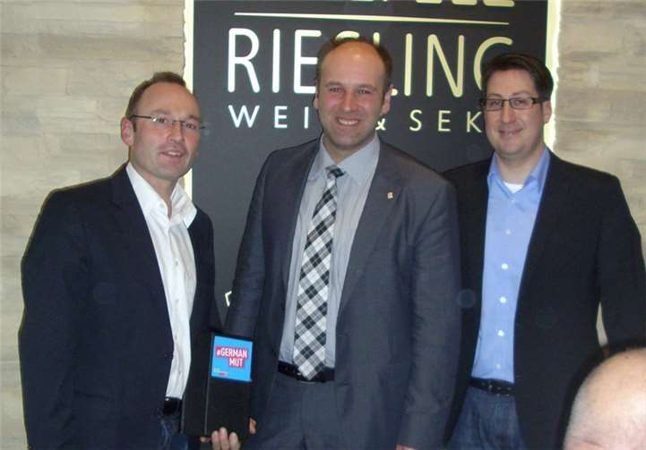 V.l.n.r.: Frank Klein, Marco Weber und Jürgen Hoffmann waren zu Gast.privat