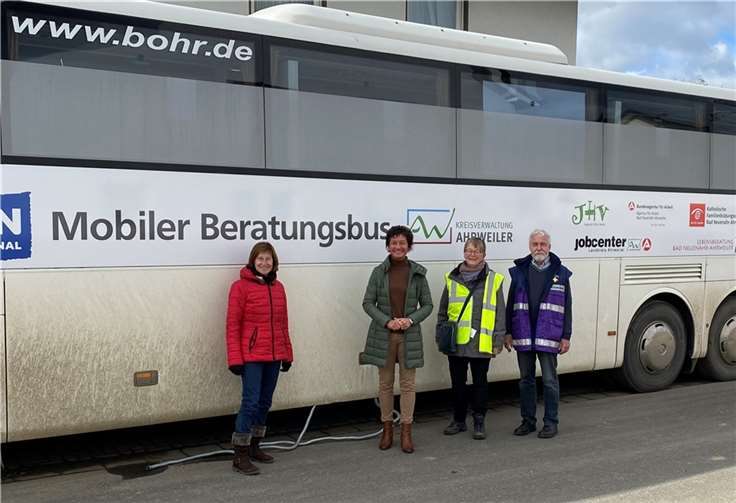V.l.n.r. Gudrun Gebhardt, Petra Schneider, Gabriele Merten, Wolfgang Henn. Foto: privat