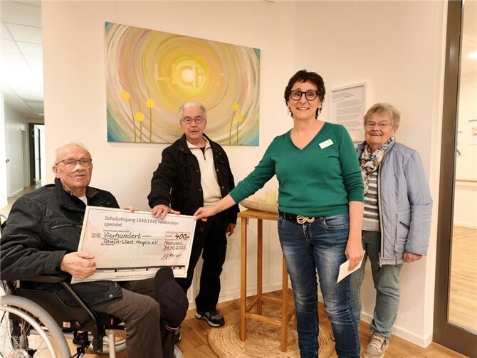 V.l.n.r.: Hans-Jürgen Kaiser, Dieter Kley, Manuela Götz und Inge Wiehler.  Foto: Markus Kaiser