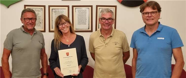 V.l.n.r. Harald Piroth, Anja Walter-Kroker, Udo Wenz, Jörg Schiffer.  Foto: privat