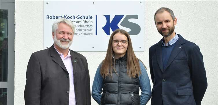 V.l.n.r: Herr Dähler, Verena Stüber, Herr Fülöpp. Foto: privat