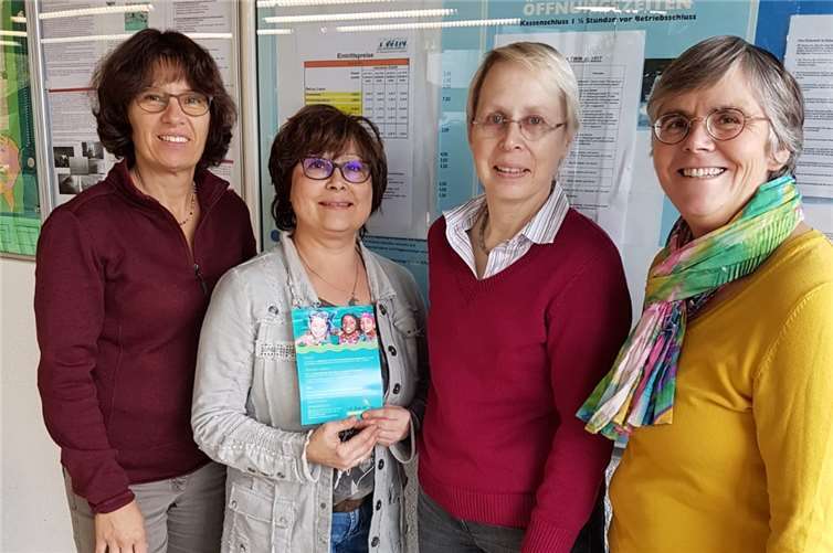 (V.l.n.r.): Ina Gies, Simone Unger, Irene Eckert, Lucie Werner. Privat