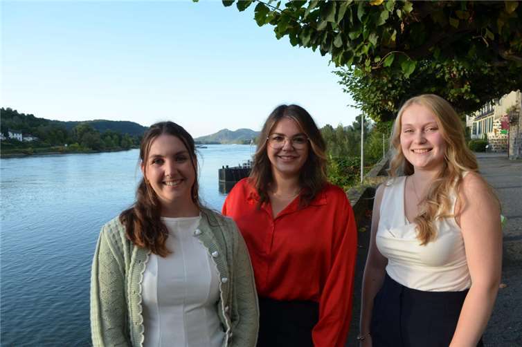 V.l.n.r.: Janina Mehr, Jill Rüttgen, Anna Weinand.Foto: Stefan Jedele