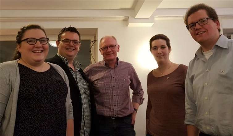 V.l.n.r: Katharina Linden, Marcel Kreuz, Karl-Heinz Schüller, Susanne Heubes, Christian Schüller. privat