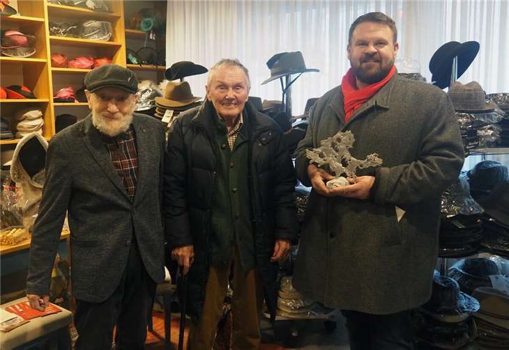 (V.l.n.r.): Klaus Kemen, Ulrich Scheel und Christoph Mohr tauschten sich aus.  Foto: Stadt Bendorf