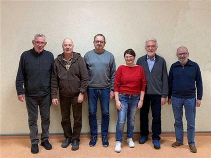 V.l.n.r.: Kurt Paffhausen, Albert Paffhausen, Stefan Lambert, Christiane Hardt, Gregor Waßmann, Axel Kuhn. Foto: W.Grüber