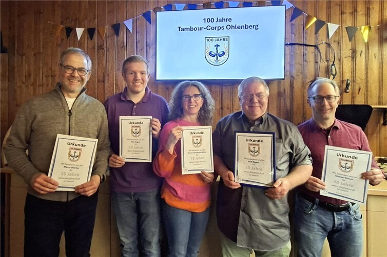 V.l.n.r.: Marco Stöcker, Nils Engels, Nicole Hohensee Wirtz, Rolf Engels, Michael Kreutz