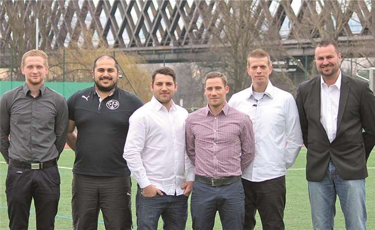 (V.l.n.r.) Mark Sitko, Talat Begen, Ömer Turgut, Kevin Urbatzka, Sven Wimmer, Markus Ürz. Es fehlen Fehmi Begen und Edgardo Pardo Vega.