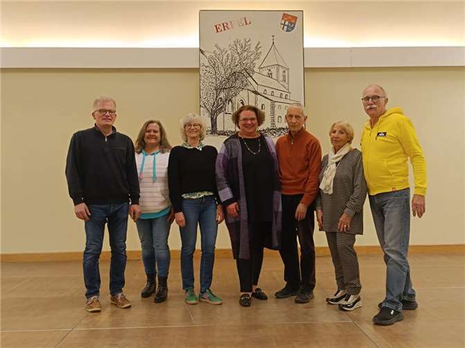 V.l.n.r.: Markus Christmann, Birgit Maubach, Beate Oeffner, Elke Biel, Karl Dung, Anita Vieruss, Albert Liboth. Foto: privat