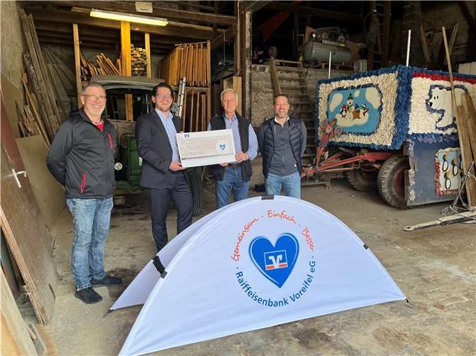 V.l.n.r.: Norbert Höckendorf, Marcel Richter, Heinz Schneppen, Gregor Holzhäuser.  Fotos: privat