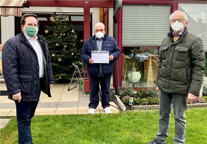 V.l.n.r.: Pascal Badziong, Erich Geisen und Georg Schuhen. Foto: privat