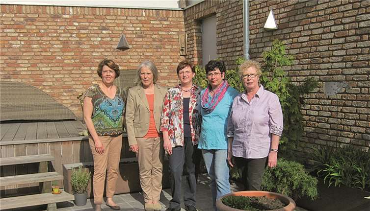 V.l.n.r.: Petra Gecks-Schumacher, Petra Kircher, Elfriede Weller, Irene Meurer und Regine Reif. Privat