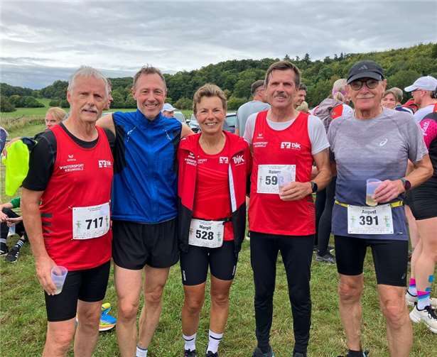 (V.l.n.r.) Rolf Dietrich, Markus Theisen, Margit von Klitzing, Rainer Eich und August Becker.  Foto: privat