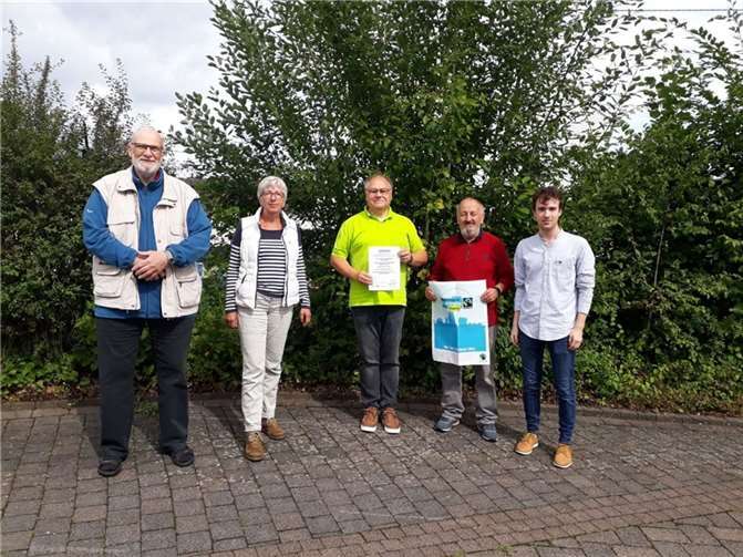 V.l.n.r.: Sören Sander; Rita Schneider, Torsten Klein, Detlef Kobold, Melvin Singer. Foto: privat