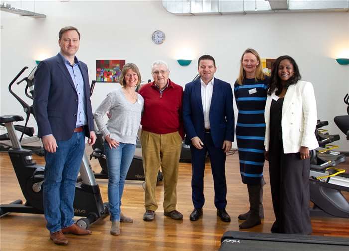V.l.n.r.: Stefan Pohl, Monika Süsser, Klaus Bold, Bürgermeister Holger Jung, Jutta Lützen und Sarah Klinghammer. Foto: privat