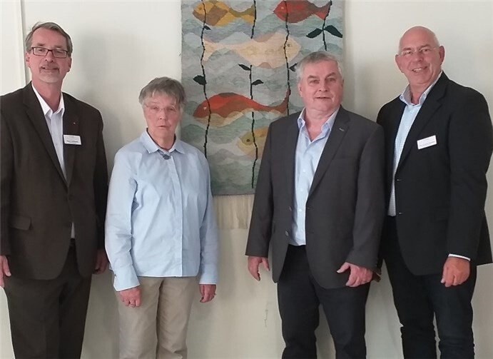 V.l.n.r.: Sven Lefkowitz, Luise Ratmann, Dr. Jürgen Nelles, Jörg Schneider-Ramseger. Foto: privat