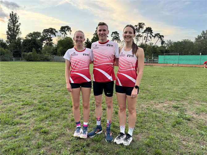 V.l.n.r.: Verena van Beek, Jannik van Beek und Carolin Endres.  Foto: privat