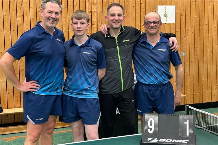 V.l.n.r. Volker Lange, Kevin Soural, Christoph Schwerter, Ralf Abels