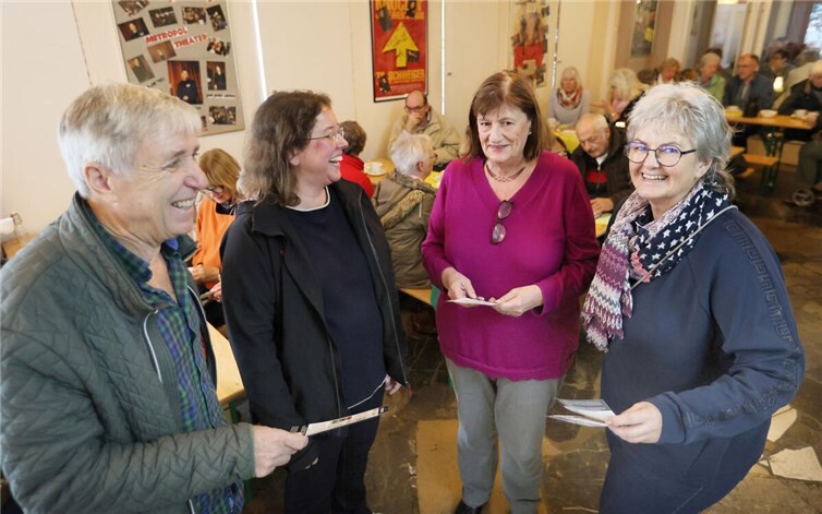 Zwölf Jahre Generationenkino in Neuwied V.l.n.r.: Willi Bresgen, Sandra Mette, Brigitte Neumann und Sabina Goldapp.  Foto: privat