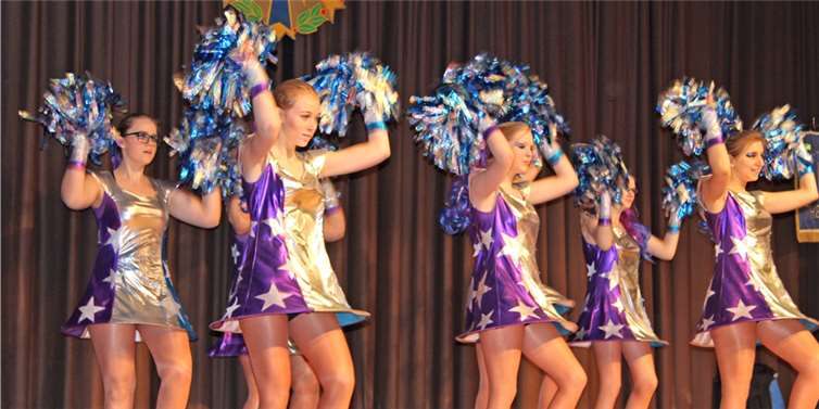 „Völlig losgelöst…“. Einer der vielen Höhepunkte beim Freundschaftstreffen des NCR war der Auftritt der „Magic Majorettes“ aus Sinzig.