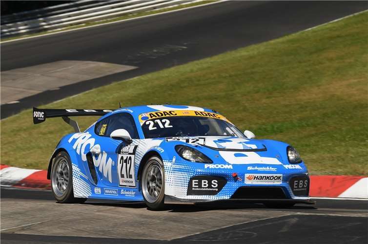 Volker Wawer Stefan Schmickler fuhren in ihrem Porsche Cayman auf Platz eins. Quellen: RCN e.V.