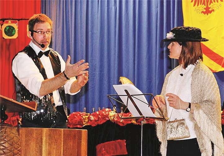 Volker und Steffi Regnery bei ihrem pointenreichen Zwiegespräch.