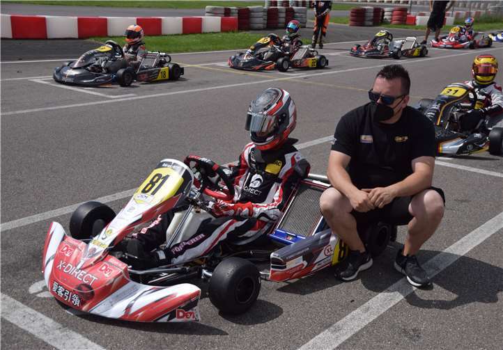 Volle Konzentration kurz vor dem Start