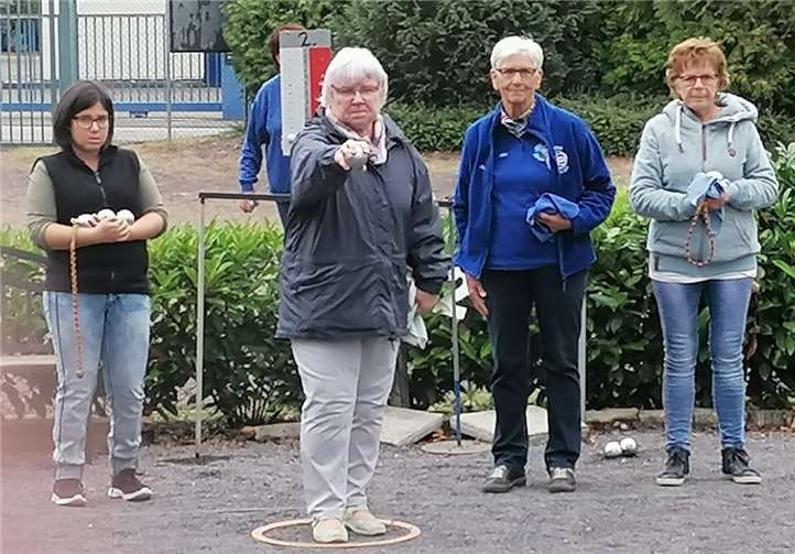 Volle Konzentration vor dem Wurf. Foto: privat