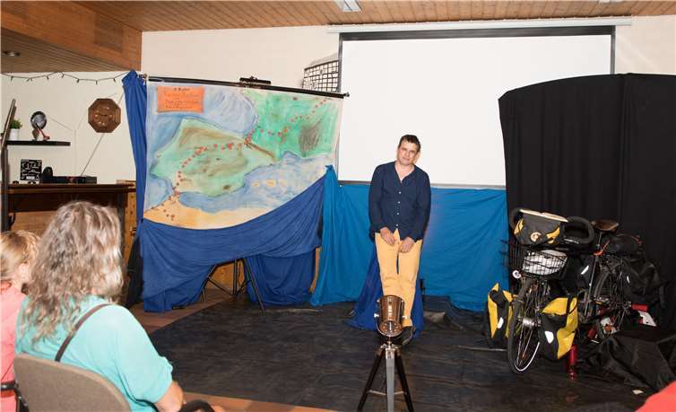 Voller Vorfreude hatte Rainer Kreuz das Fahrrad ein Jahr vor der Tour gekauft. CEW