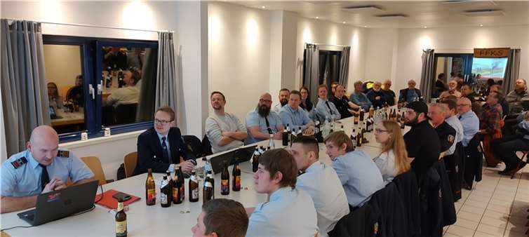 Volles Haus zur Jahreshauptversammlung im neuen Schulungsraum.  Foto: Christian Fein