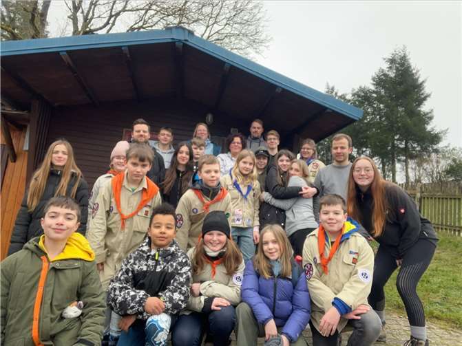 Vom 16. bis zum 18. Februar fuhren die Bassenheimer Pfadfinder nach Manderscheid in der Eifel.  Foto: privat