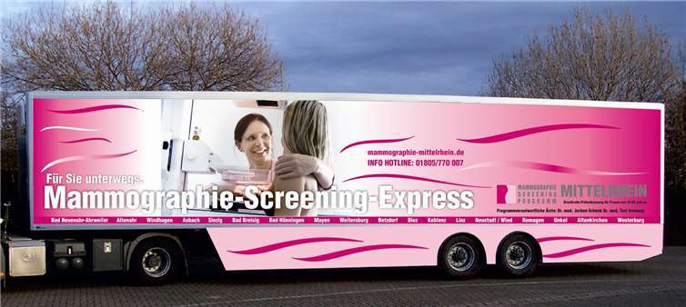 Vom 2. bis 26. Juli 2018 kommt der Mammographie-Screening-Bus wieder nach Dierdorf.Michael Jarmusch