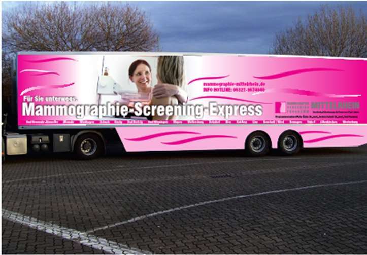 Vom 25. März bis 4. Juli steht der Mammographie-Screening-Bus in Bad Neuenahr-Ahrweiler am Parkplatz/Helikopter-Landeplatz des Krankenhauses, Dahlienweg 5. Ca. 7.900 Frauen zwischen 50 und 69 Jahren aus der Region haben so die Gelegenheit quasi vor der Haustür am Brustkrebsfrüherkennungs-Programm teilzunehmen.Fotos: privat