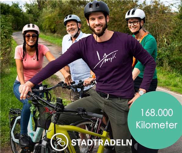 Vom 9. bis zum 29. Juni legten insgesamt 781 aktive Radfahrer 168.680 Kilometer zurück.  Foto: Kreisverwaltung MYK