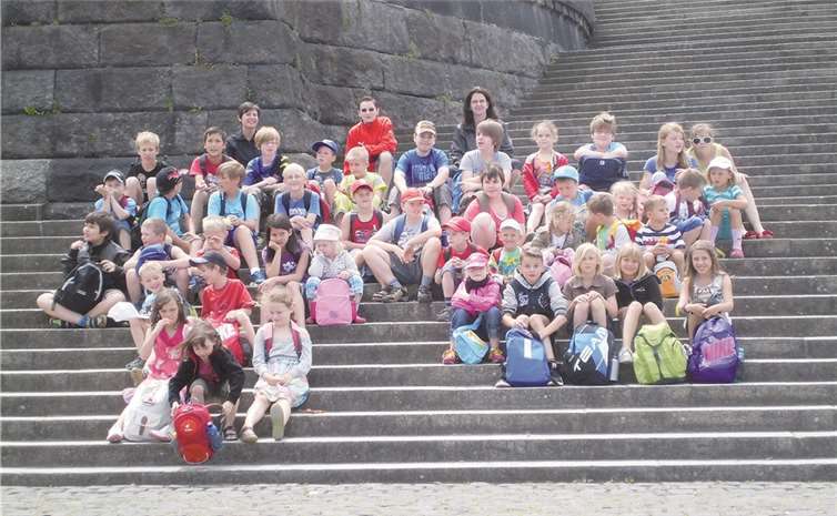 Vom Deutschen Eck aus ging es mit der Gondel auf die Festung Ehrenbreitstein. privat