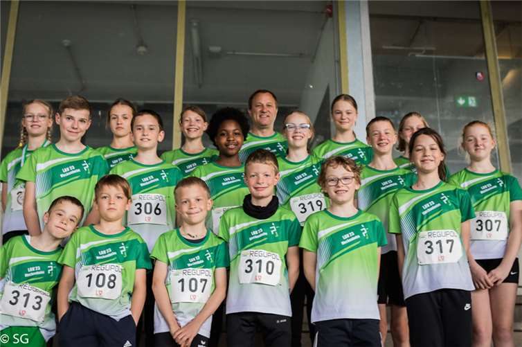 Vom LAV 23 Meckenheim nahmen in den Altersklassen M8 bis M14 und W11 bis W13 insgesamt 20 Schüler und Schülerinnen teil. Foto: privat