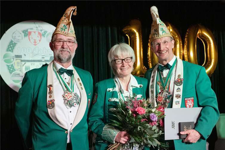 Vom RKK ausgezeichnete Mitglieder v.li.: Hubert Hoffend, Ulrike Hoffend und Jörg Heyer.