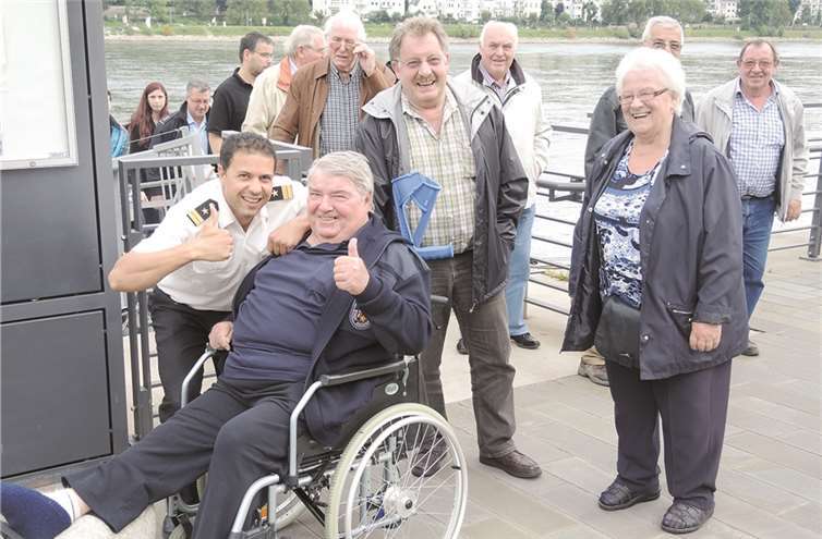 Vom Schiff aus betrachteten die „Misseme“ Sehenswürdigkeiten von Koblenz und der nahen Umgebung.  Privat