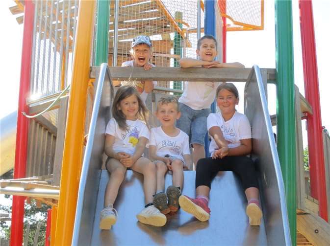Vom Spielplatz zur Savanne: Vorschulgiraffen erleben Bonn vor Schulstart.  Foto: Julia Grabsch