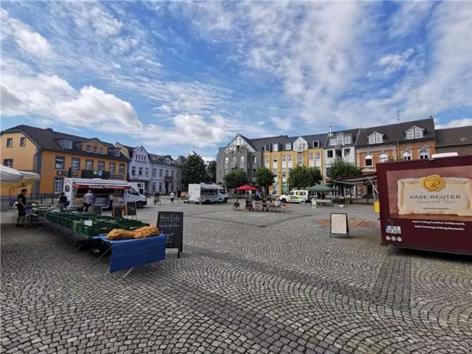 Von 8 bis 13 Uhr findet der Wochenmarkt jeden Donnerstag statt.  Foto:Stadtverwaltung Sinzig