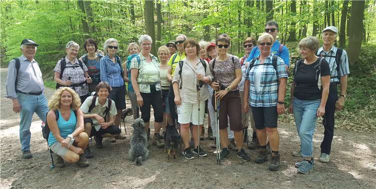 Von Bad Honnef aus machte sich die Wandergruppe auf den Weg zur Löwenburg.  privat