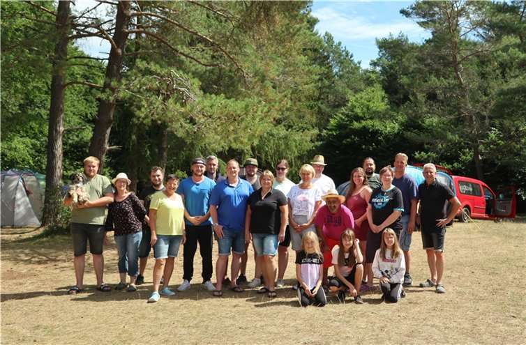 Von Donnerstag bis Sonntag genossen alle bei schönstem Wetter die Natur.  Foto: privat
