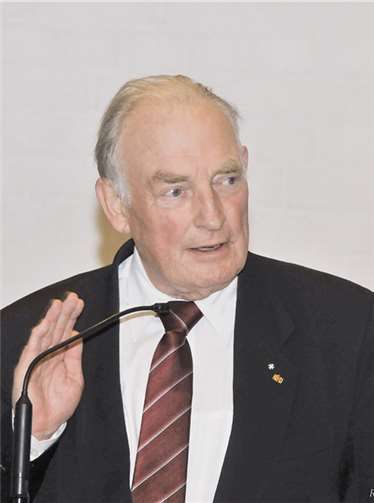 Von Kirchbach begeisterte die Zuhörer in Pech.